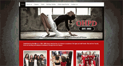 Desktop Screenshot of 100percentdance.net