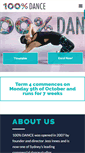 Mobile Screenshot of 100percentdance.com.au